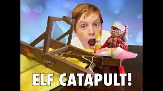 Elf on the Shelf CATAPULT 🎅🏼 Shelf Elf Season 4 Day 10 [upl. by Faxan]