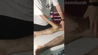 RELAXING FRONT LEG MASSAGE TURKISH THERAPY massage satisfying relaxing asmr shorts [upl. by Wassyngton54]