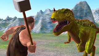 Cavemen vs TRex epic battle in Jurassic world  Versuslife ep23 [upl. by Amato211]