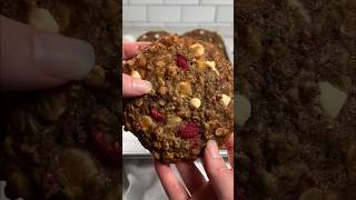 Raspberry white chocolate oat cookies [upl. by Calore]