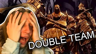 Dark Souls NOOB Fights Ornstein amp Smough for the FIRST TIME [upl. by Ennoryt]