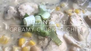 Instant Pot Creamy Chicken Chili [upl. by Sileray]