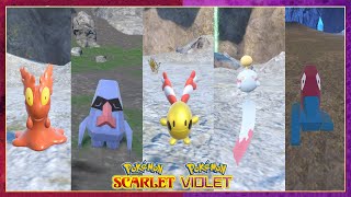 Pokemon Scarlet amp Violet SlugmaNosepassChinglingChimecho amp Porygon Locations [upl. by Sparhawk638]