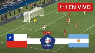 ARGENTINA VS CHILE PARTIDO INOLVIDABLE COPA AMÉRICA 2024 [upl. by Haroppiz]