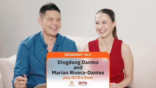 WATCH Marian and Dingdong Dantes play DITO o Doon [upl. by Boyden496]