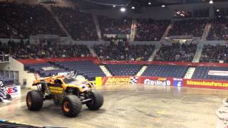 Monster Truck Show quotMaximum Destructionquot Freestyle Rochester NY 2012 [upl. by Corsetti]