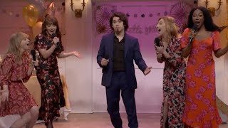 Charli XCX Steals the Show in SNLs Wild Baby Shower Sketch [upl. by Naitsirhk]