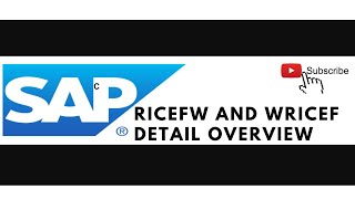 SAP RICEFW and WRICEF Objects overview and Functional and Technical Consultant [upl. by Aes]