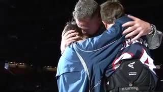 CANAM Challenge Cup Opening Ceremony  Dad and Sons Reunite [upl. by Hylton]