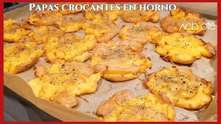 PAPAS CROCANTES o PATACONES DE PAPA  Un acompañante delicioso y fácil de prepara [upl. by Lenni]