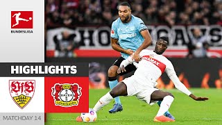 VfB Stuttgart  Bayer 04 Leverkusen 11  Highlights  Matchday 14 – Bundesliga 202324 [upl. by Ativel]