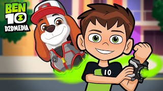 Best of Ben 10 Paw Patrol  Paw Patrol Ultimate Rescue Pups Save Skye  Ben 10 Animation [upl. by Abbey247]