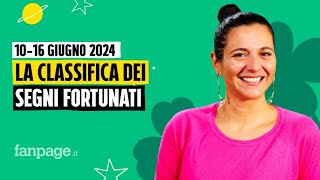 Oroscopo la classifica dei segni più fortunati della settimana dal 10 al 16 giugno 2024 [upl. by Etnoled]