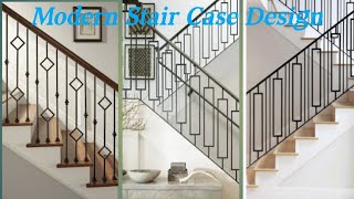 Modern Stair Case Design 2024Stair Railing fabrication staircase [upl. by Ecerehs929]