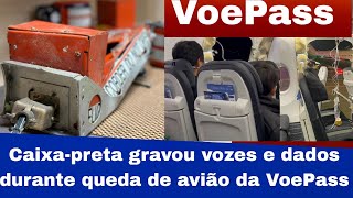 Caixapreta gravou vozes e dados durante queda de avião diz Cenipa [upl. by Nnel]