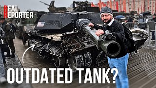 US Marine Inspects Captured Abrams in Moscow w\WildSiberia [upl. by Bonnie]