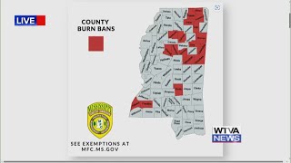 Nettleton three more counties now under burn bans [upl. by Rubbico]