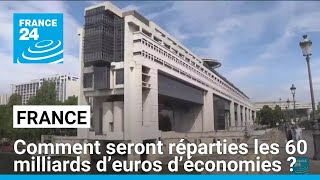 Budget 2025 en France  comment seront réparties les 60 milliards d’euros d’économies [upl. by Parsons]