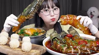 킹받는 킹타이거새우장 먹방🦐SOY SAUCE MARINATED GIANT SHRIMP MUKBANG ASMR [upl. by Aneerehs708]