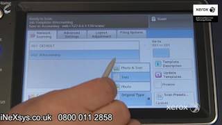 How to Use the Network Scanning Advance Tab  Xerox 5300 Series [upl. by Collimore839]