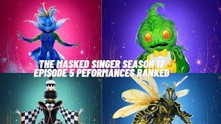 The Masked Singer Season 12 Episode 5 Performances Ranked [upl. by Pessa796]