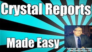 How to use Crystal Reports subreports to merge reports  crystal reports tutorial [upl. by Winton]