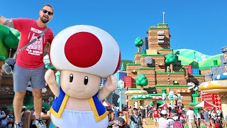 First Time In Super Nintendo World Universal Studios Hollywood Secrets Tips Mario Kart POV amp Food [upl. by Acira]