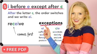 5 spelling rules and exceptions to improve your English [upl. by Ching503]