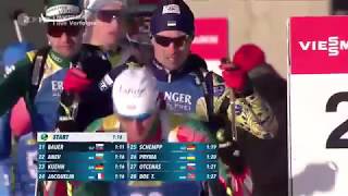 Biathlon  quotHochfilzen 2018quot  Verfolgung Herren  Pursuit Men [upl. by Anyaled623]