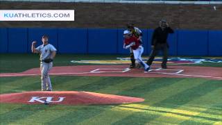 Kansas defeats Wichita St 116  Kansas Baseball  42115 [upl. by Asilem]