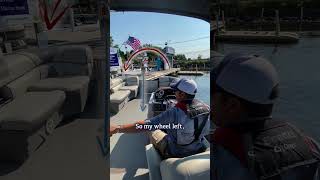 Bridge Marina Boating Tip for Approaching a Dock The Best Angle boat [upl. by Annoled42]