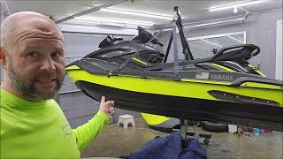 YAMAHA FX SVHO WAVERUNNER  JET SKI  SUPER SLICK 2000 INSTALL [upl. by Chamkis]