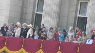 Megan rocks the House of Windsor the Royal Family on the Balcony at Buckingham by jim Connor 2021 [upl. by Gnohp662]