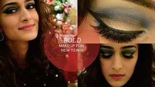 Bold New Years makeup tutorial [upl. by Saretta185]