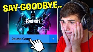 The End Of My Fortnite Channel NOT CLICKBAIT lol [upl. by Roleat]