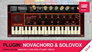 Making music with a rare 1930s synthesiser Cherry Audio Novachord amp Solovox sound demo [upl. by Enitnelav301]