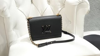 LOUIS VUITTON ツイスト MM エピ ノワール ブラック M57517 [upl. by Marks]