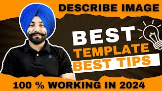 PTE describe image best tips and best working template how to improve speaking Gurwinder sir [upl. by Norraa423]