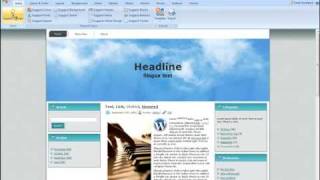 Create WordPress templates with Artisteer Part One [upl. by Nivrad]