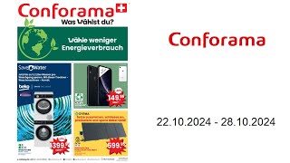 Conforama Prospekt CH  2210  28102024 [upl. by Valli]