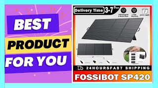 FOSSiBOT SP420 420W Portable Fordable Solar [upl. by Nirehtak]