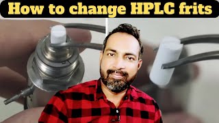 how to change HPLC frits  hplc frits  HPLC troubleshooting in hindi [upl. by Iover827]