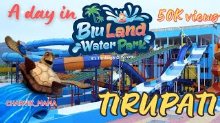 BluLand Water Park Tirupati 🤯🌊🏄 waterpark tirupathi chandragiri blulandwaterpark charvikmama [upl. by Annayehc]