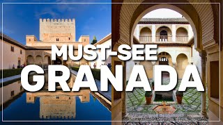 ▶️ mustsee attractions in GRANADA 🇪🇸  124 [upl. by Nylirac]