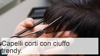 Taglio a strati per capelli corti con e senza frangia fronte e retro Moda per ragazze [upl. by Lukin717]