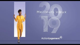 Meilleurs vœux 2019  Groupe Action Logement [upl. by Dlawso]