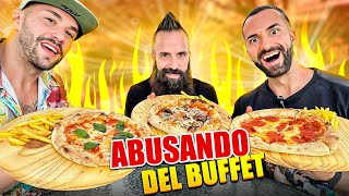 ABUSANDO DEL BUFFET DE PIZZA EN CHILE CON TanoVillar ¡NO QUEREMOS PATATAS FRITAS [upl. by Anahsal]