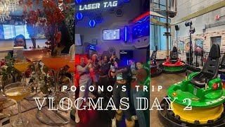 VLOGMAS DAY 2 POCONO’S TRIP  brunch w the girLS  camelback lodge  KAIA DEANE [upl. by Elleinahc]