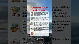 Minijob starten Diese Tipps solltest du kennen ✅💰 minijob [upl. by Haliek18]