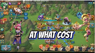 At what cost  lords mobile rally  lordsmobile [upl. by Yhtomot]